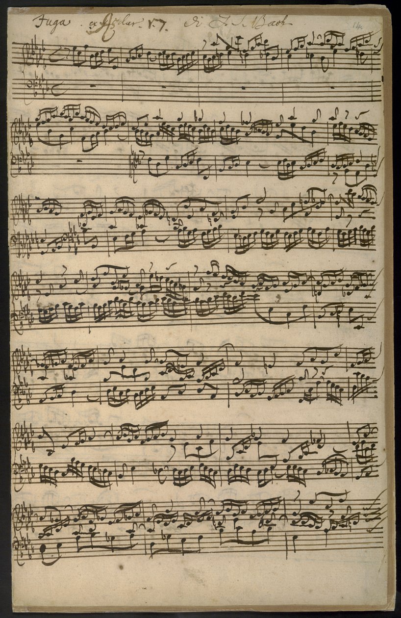 Přidejte MS 35021, f.14 Prelude 17 è Fugue, z 