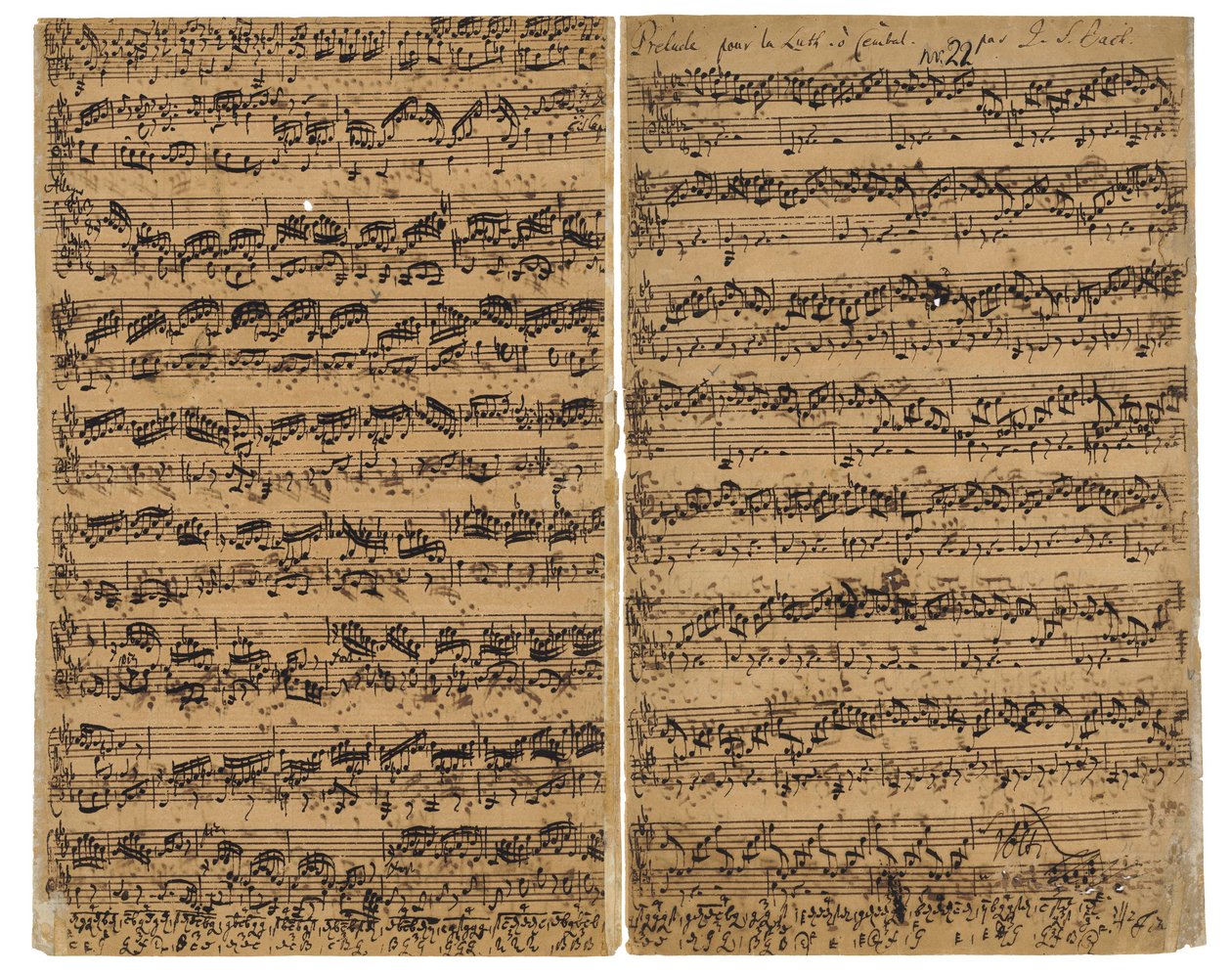 Preludium, fuga a Allegro v Es BWV 998, kolem 1735-40 od Johann Sebastian Bach