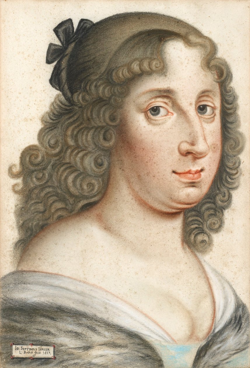 Portrét švédské královny Kristiny 1626-1689, 1657 od Johann Septimius Jörger von Tollet