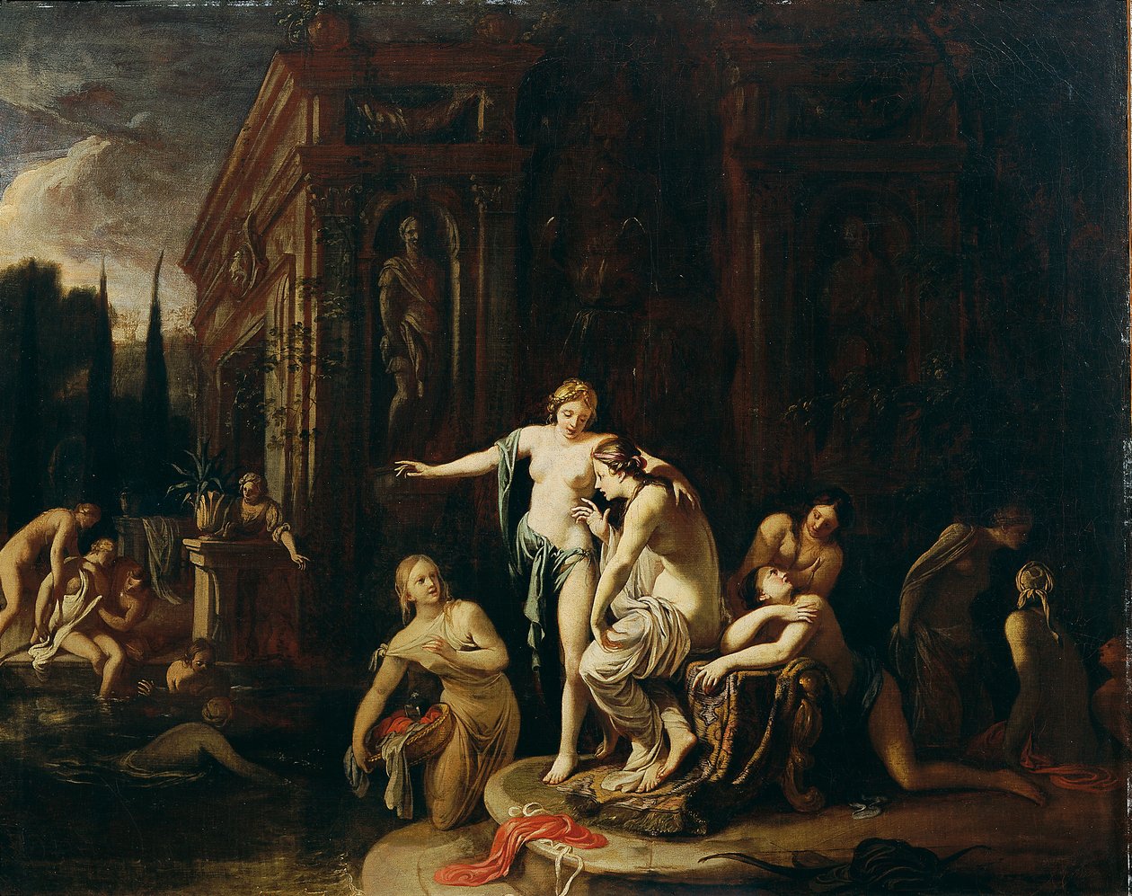 Diana a Callisto ve vaně od Johann Spillenberger