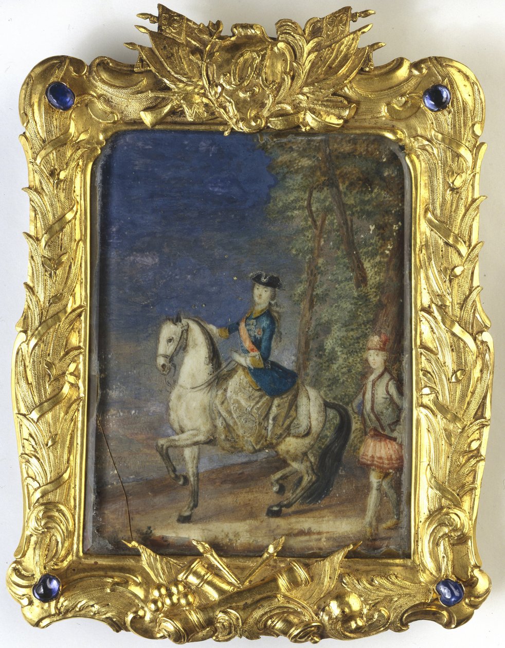 Jezdecký portrét císařovny Kateřiny II 1729-1796 od Johann Stenglin