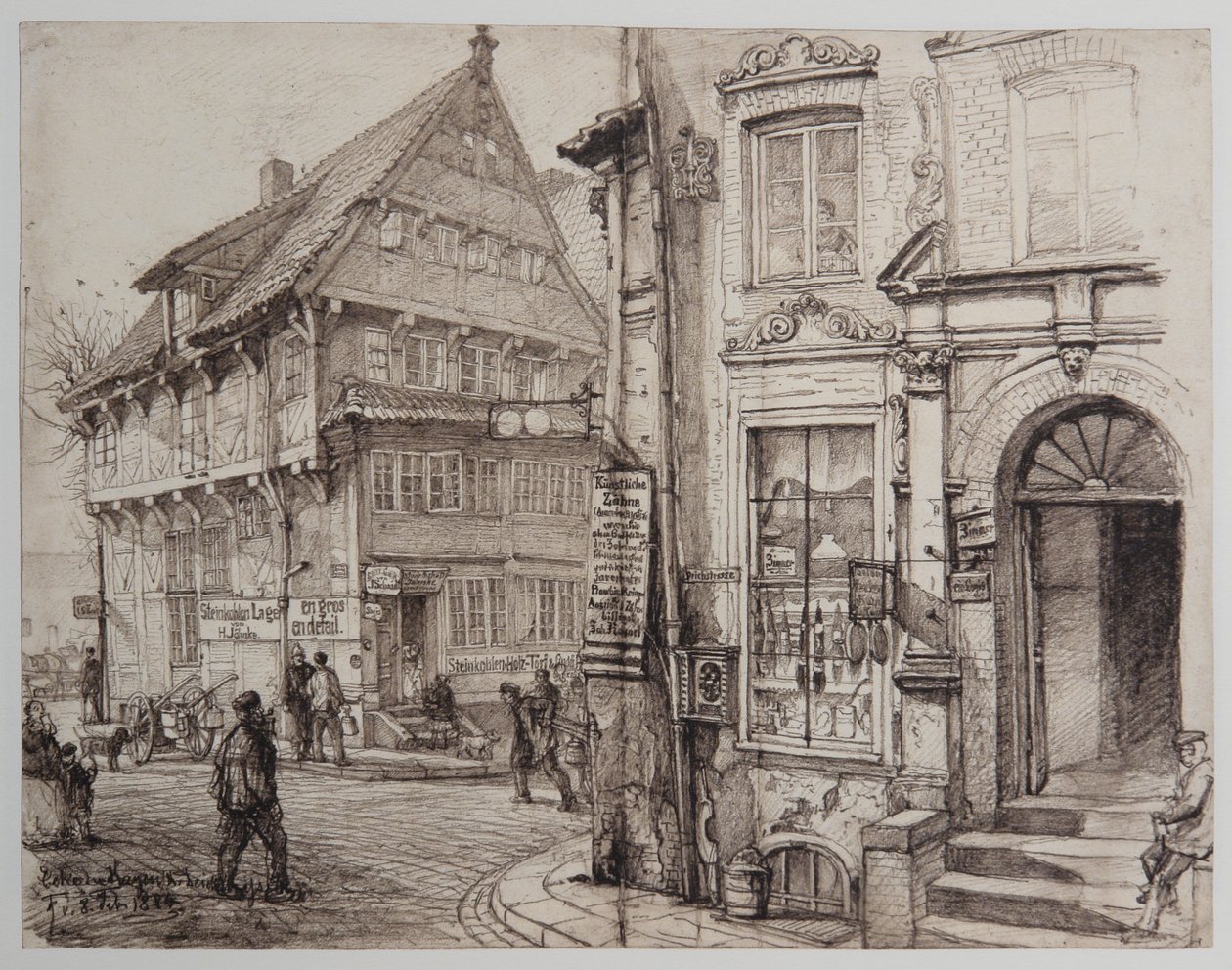 HH-Riefesell-16-Ecke-Kajen-Deichstrasse-08-02-1884 od Johann Theobald Riefesell