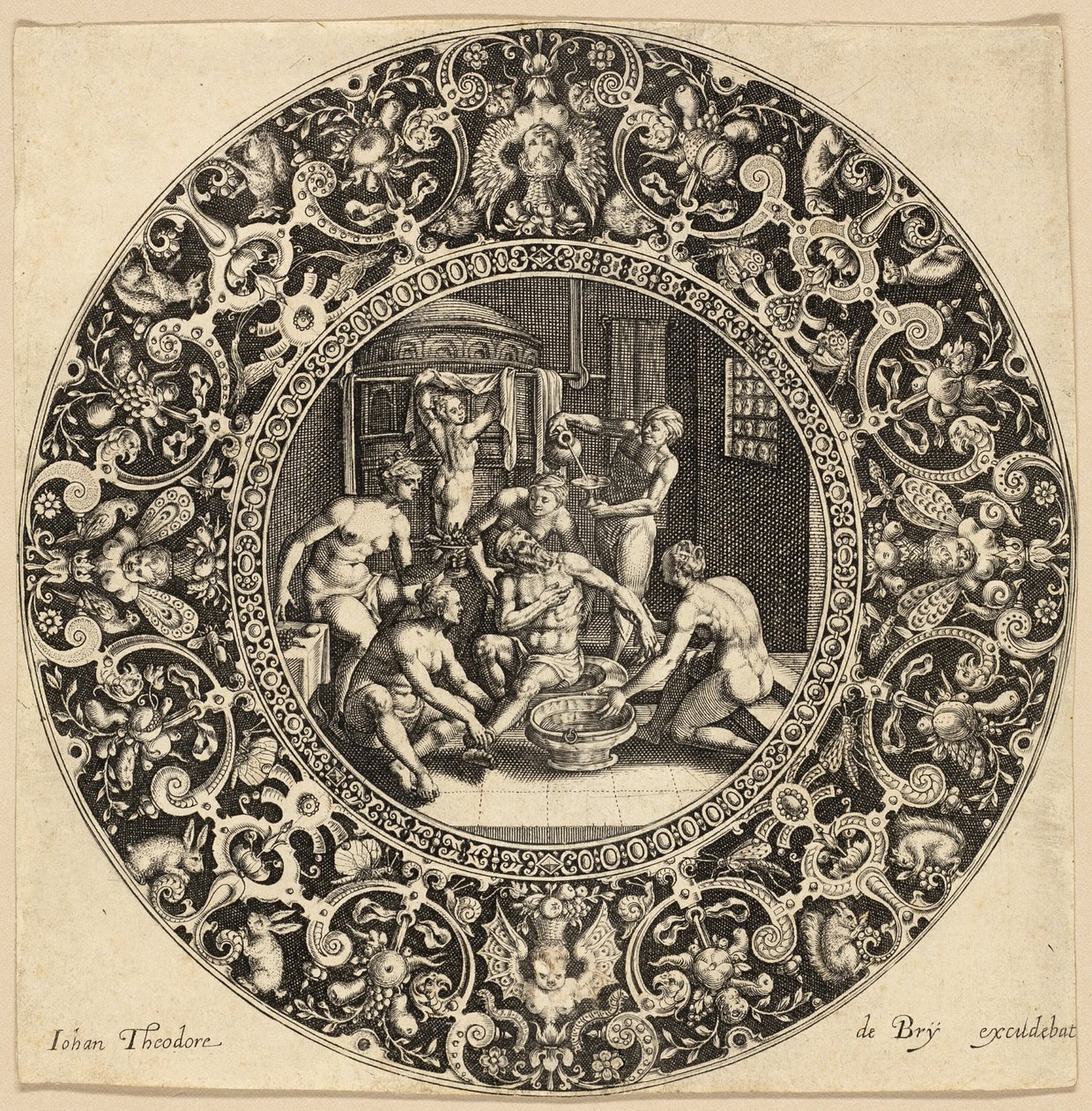 Sardanapalova koupel od Johann Theodor de Bry