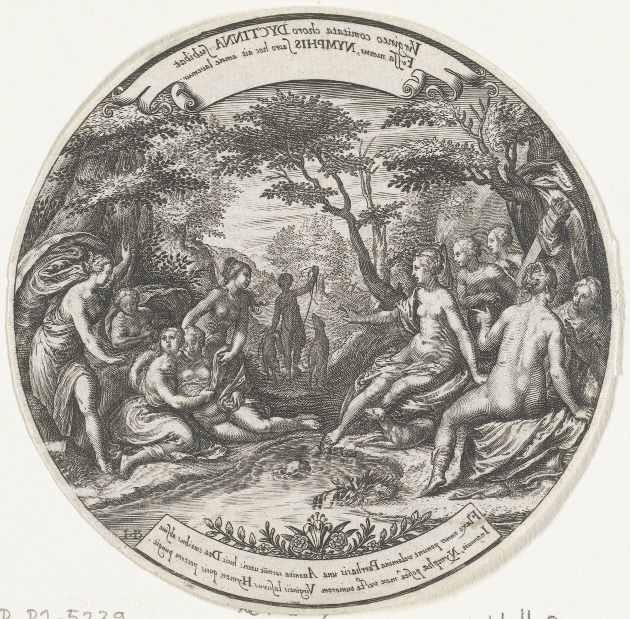 Diana zjistí těhotenství Callisto od Johann Theodor de Bry