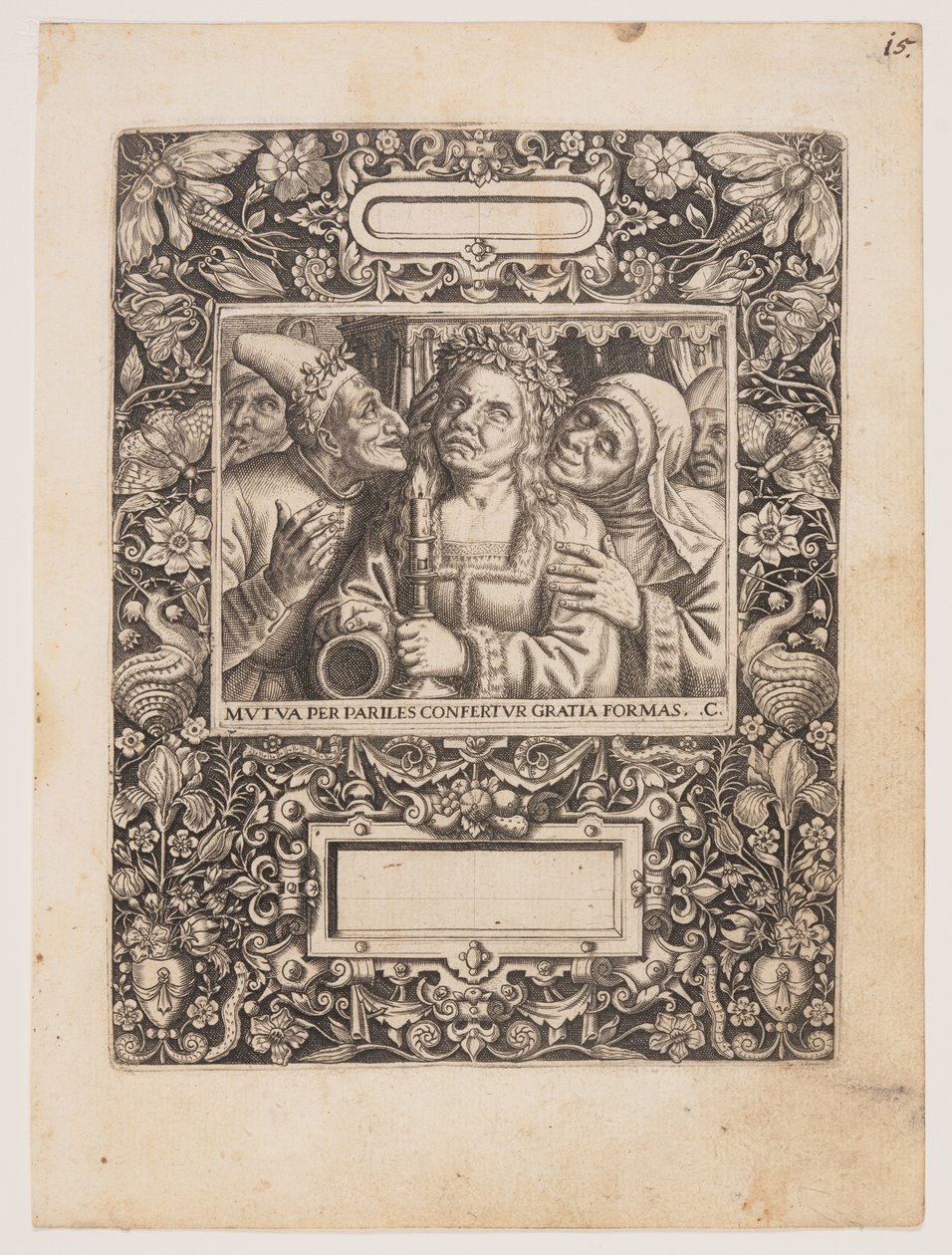 Deska z knihy Emblemata Nobilitati et Vulgo Scitu Digna od Johann Theodor de Bry