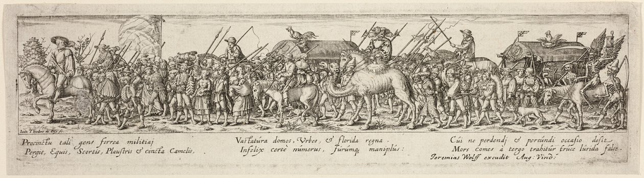 Triumf smrti od Johann Theodor de Bry
