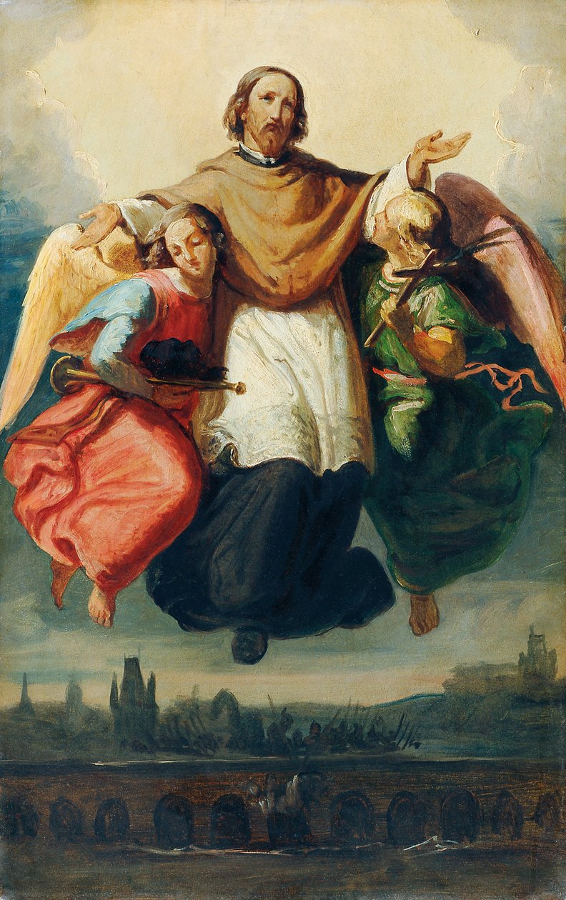 Sláva svatého Jana Nepomuckého od Johann  Till der Jüngere