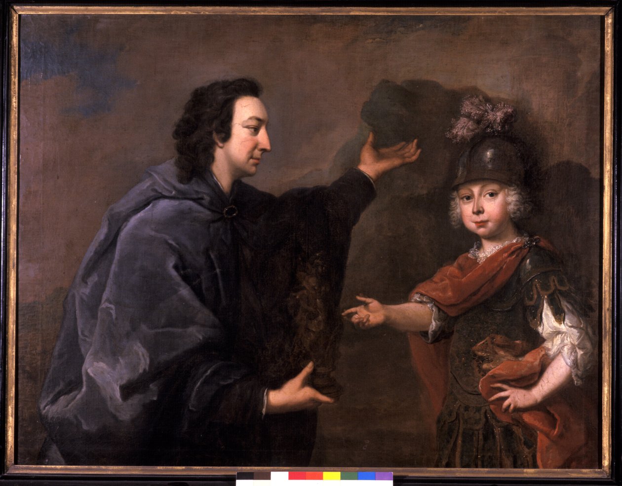 Dědičný kníže Fridrich III. a jeho učitel hrabě Ulrich z Thunu od Johann Valentin Tischbein