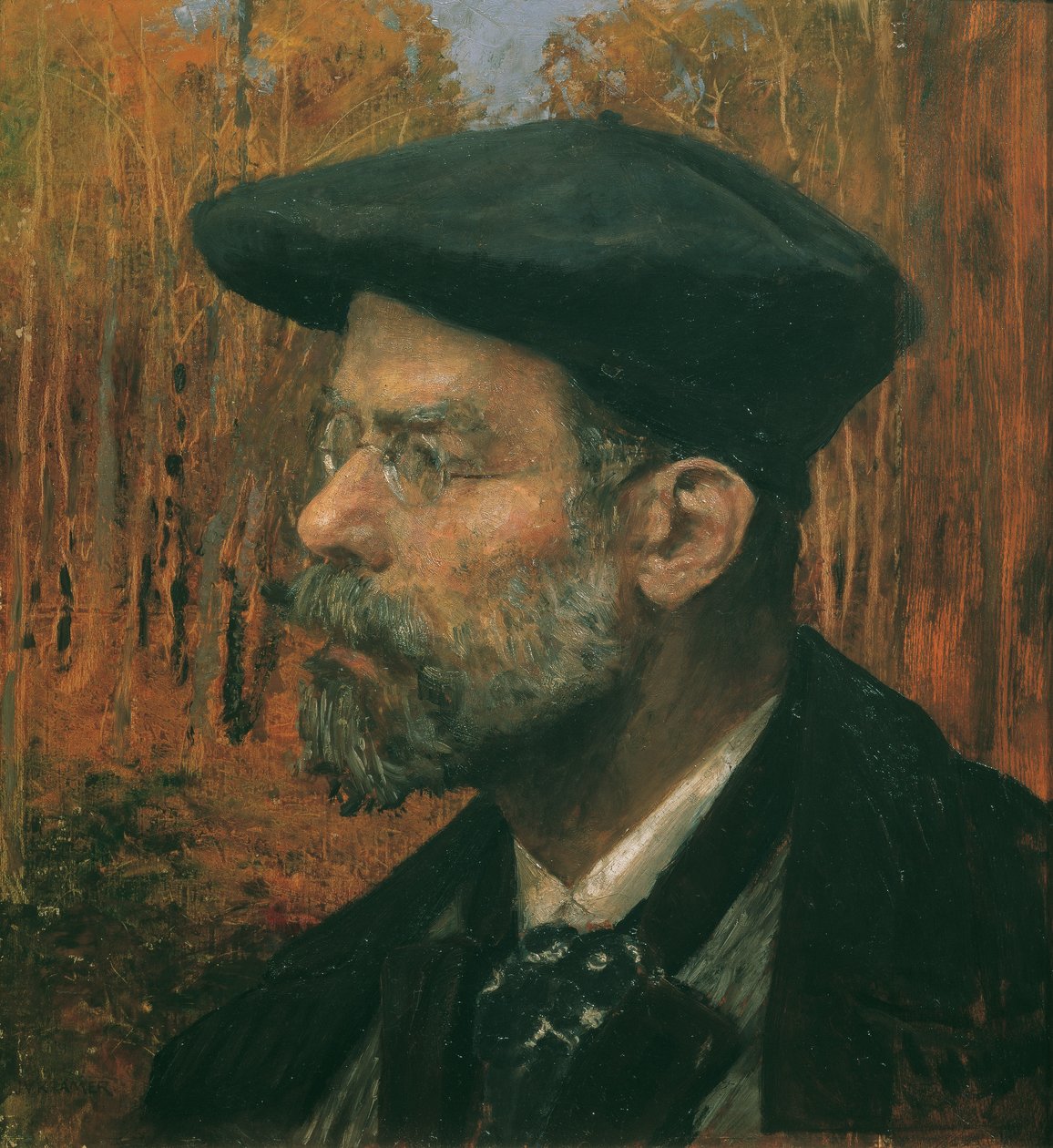 Malíř Theodor von Hörmann od Johann Victor Krämer
