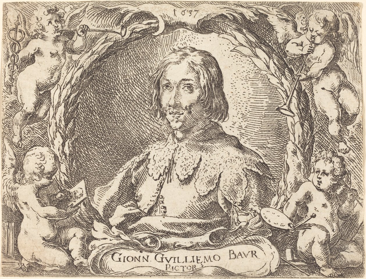 Rozmary různých bitev (Frontispiece) od Johann Wilhelm Baur