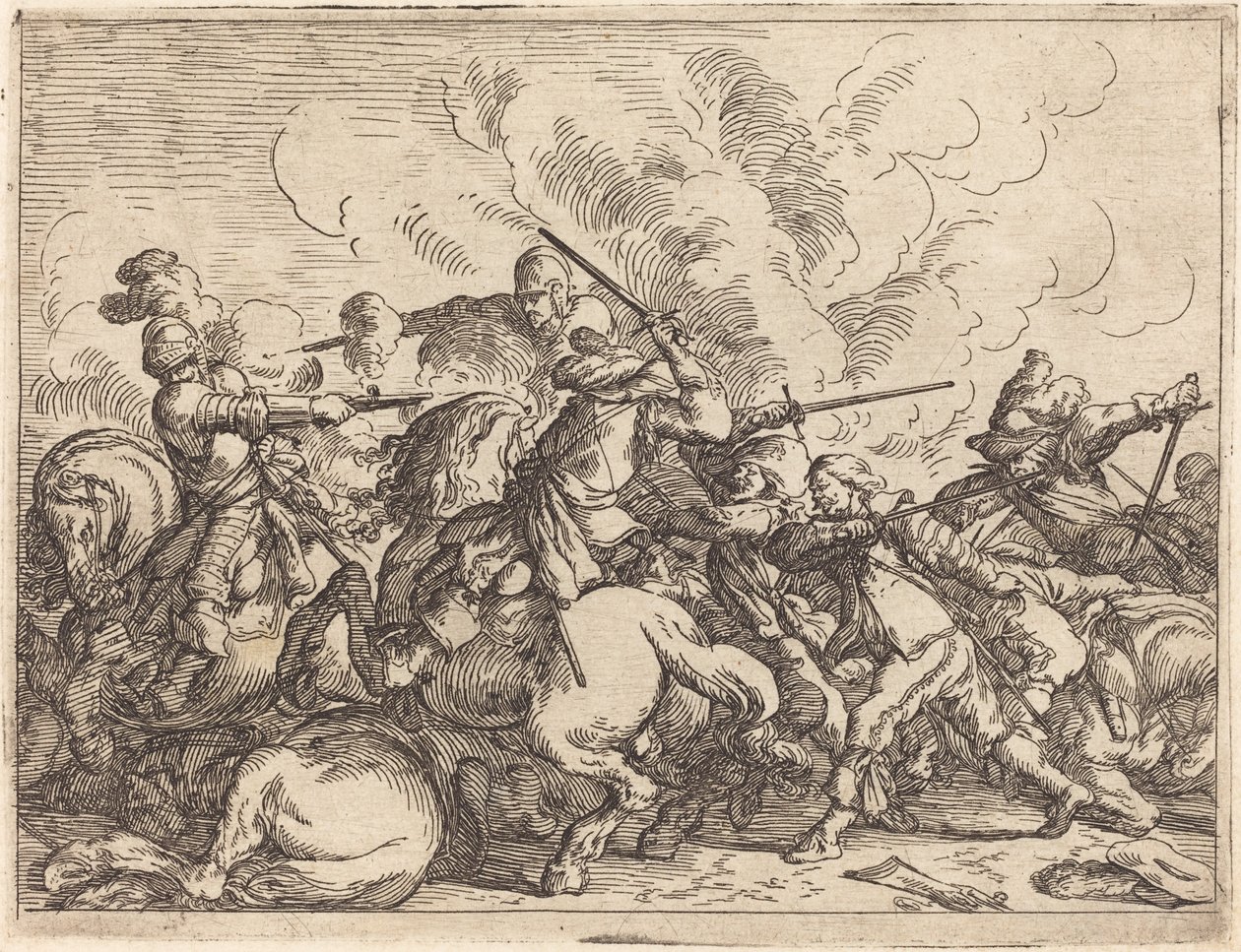 Rozmary různých bitev od Johann Wilhelm Baur