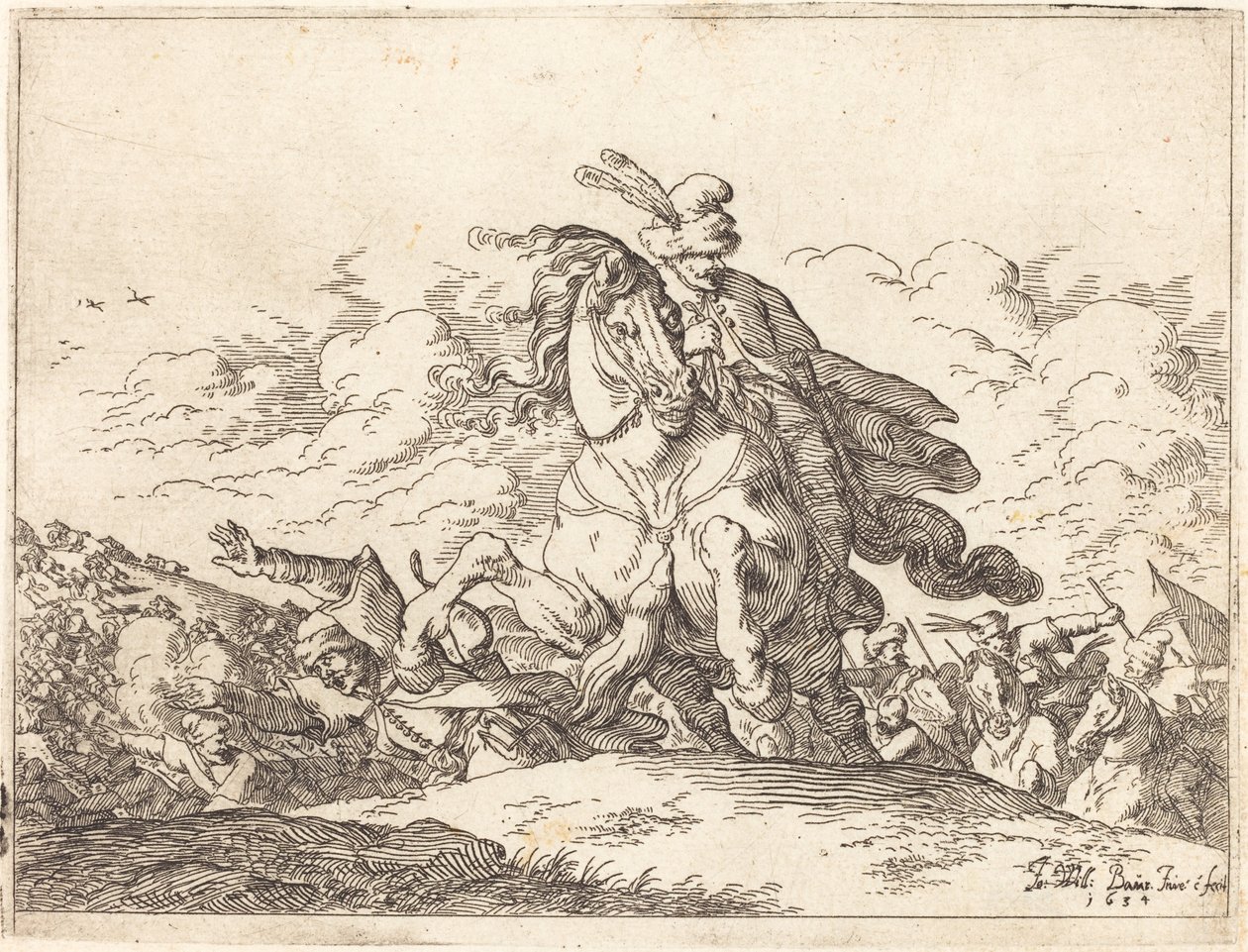 Rozmary různých bitev od Johann Wilhelm Baur
