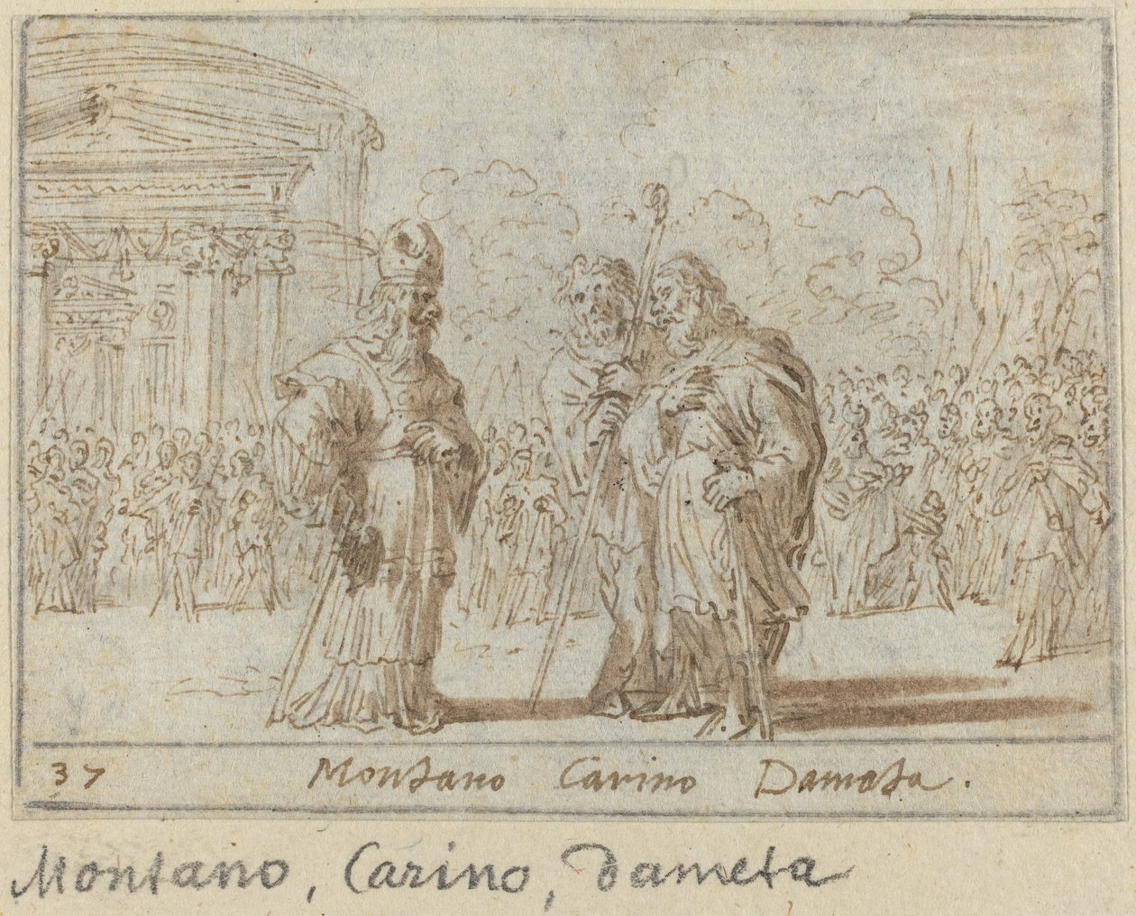 Montano, Carino a Dameta od Johann Wilhelm Baur