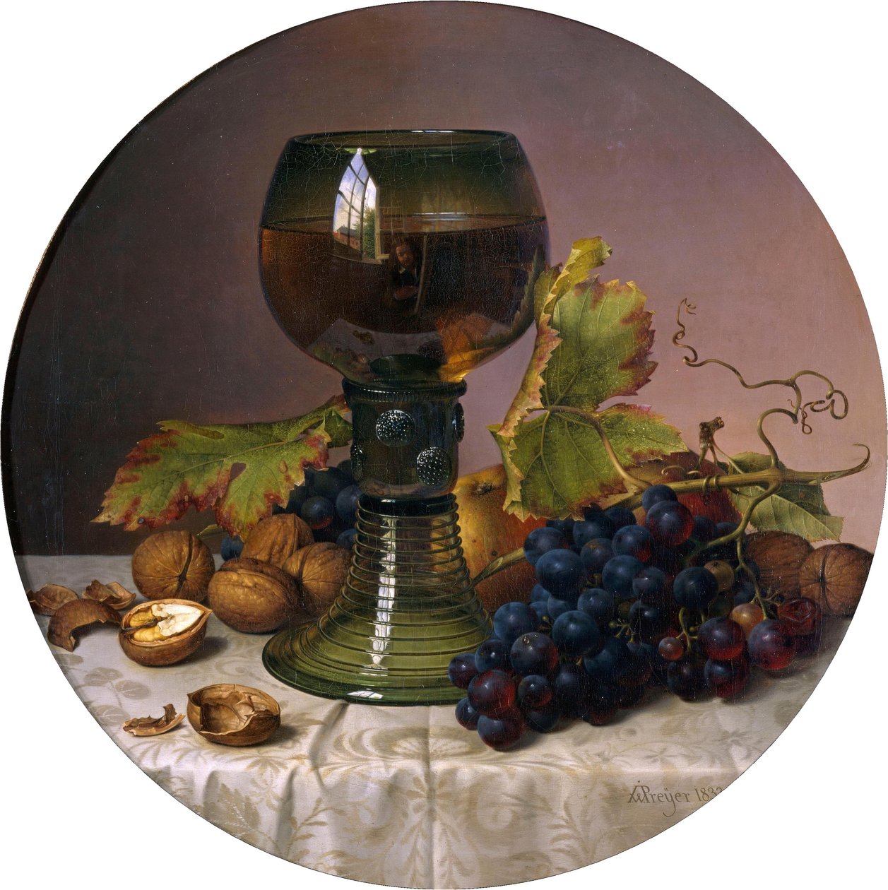 Ovocné zátiší od Johann Wilhelm Preyer