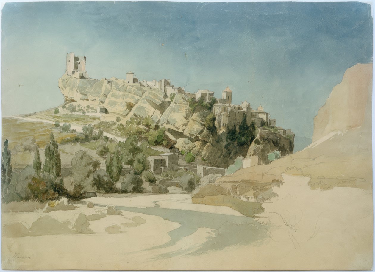 Podívejte se na Vaison-la-Romaine od Johann Wilhelm Schirmer