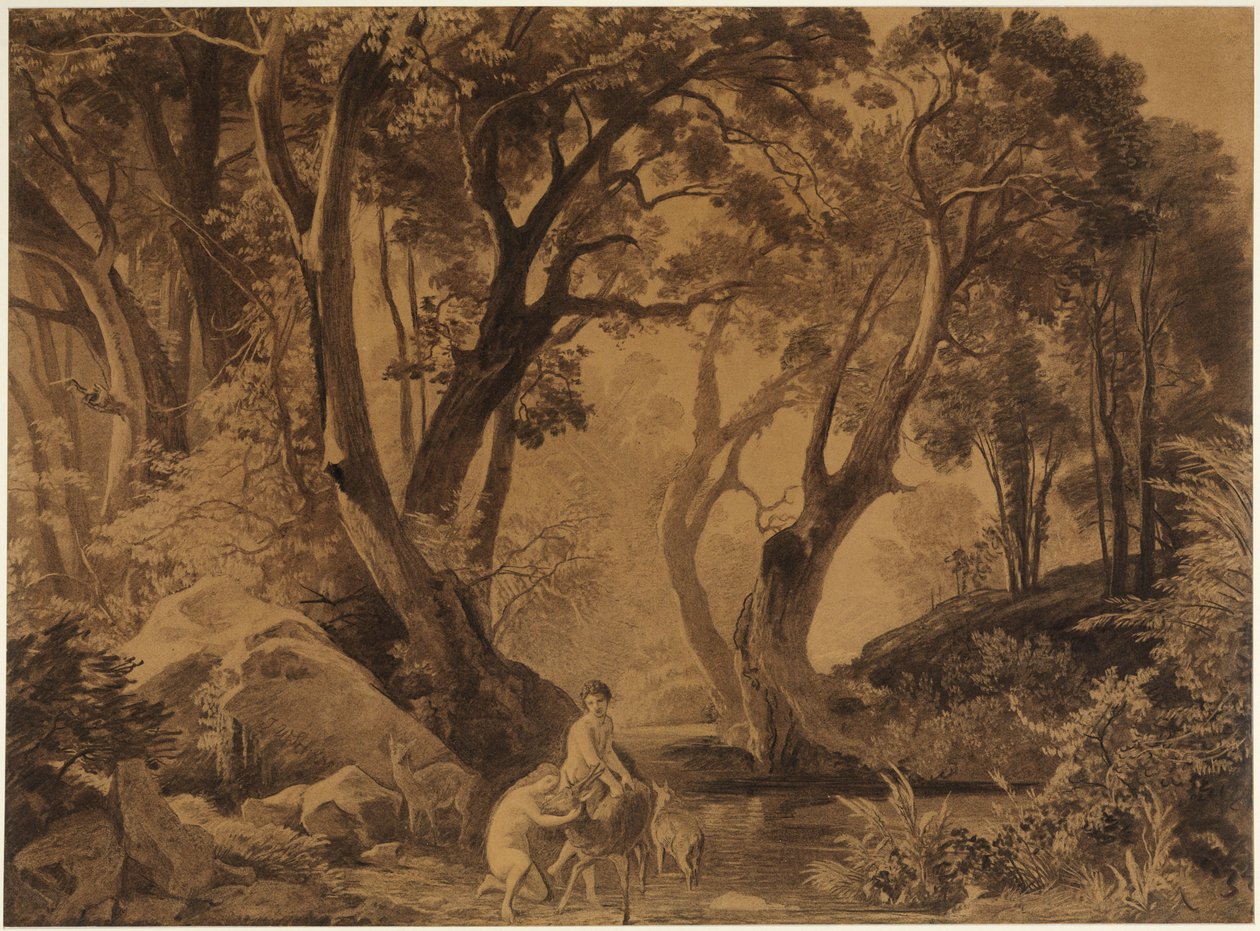 Vnitro pralesa (V ráji II) od Johann Wilhelm Schirmer