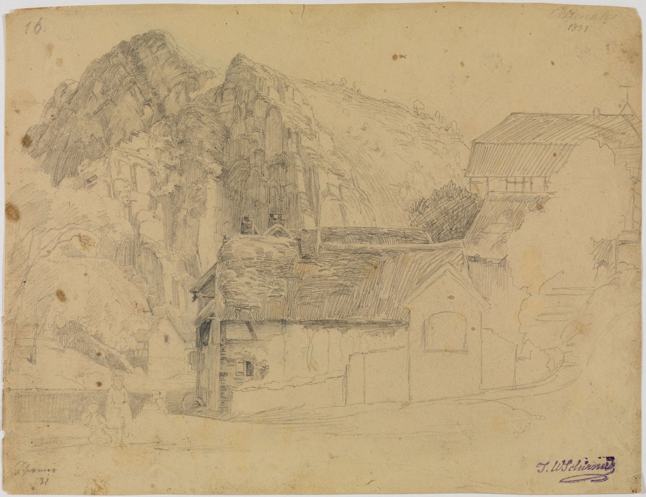 Heislei u Altenahru od Johann Wilhelm Schirmer