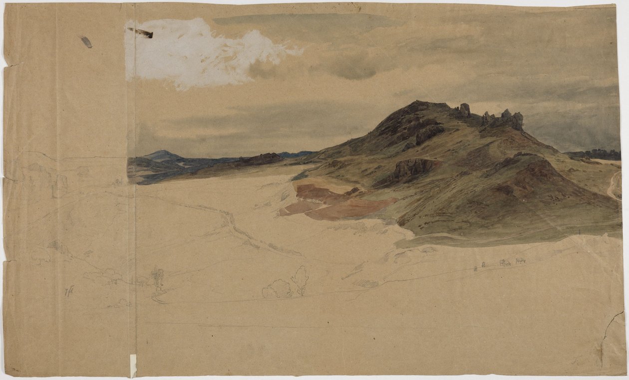 krajina Eifel od Johann Wilhelm Schirmer
