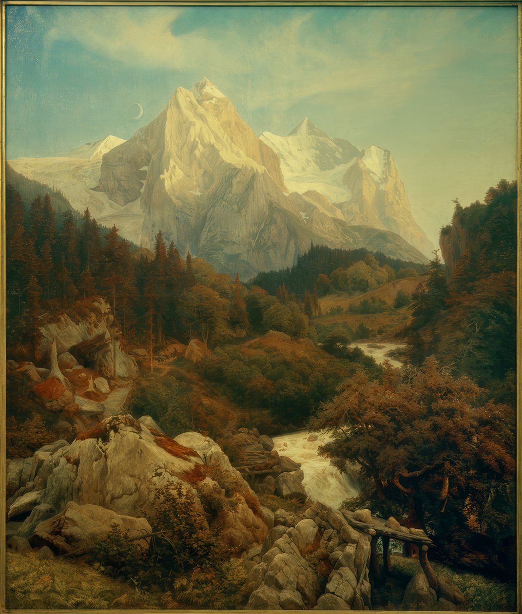 Johann Wilhelm Schirmer, Wetterhorn od Johann Wilhelm Schirmer