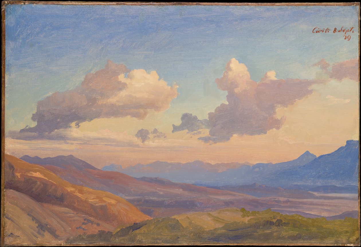 Krajina v pohoří Sabine od Johann Wilhelm Schirmer