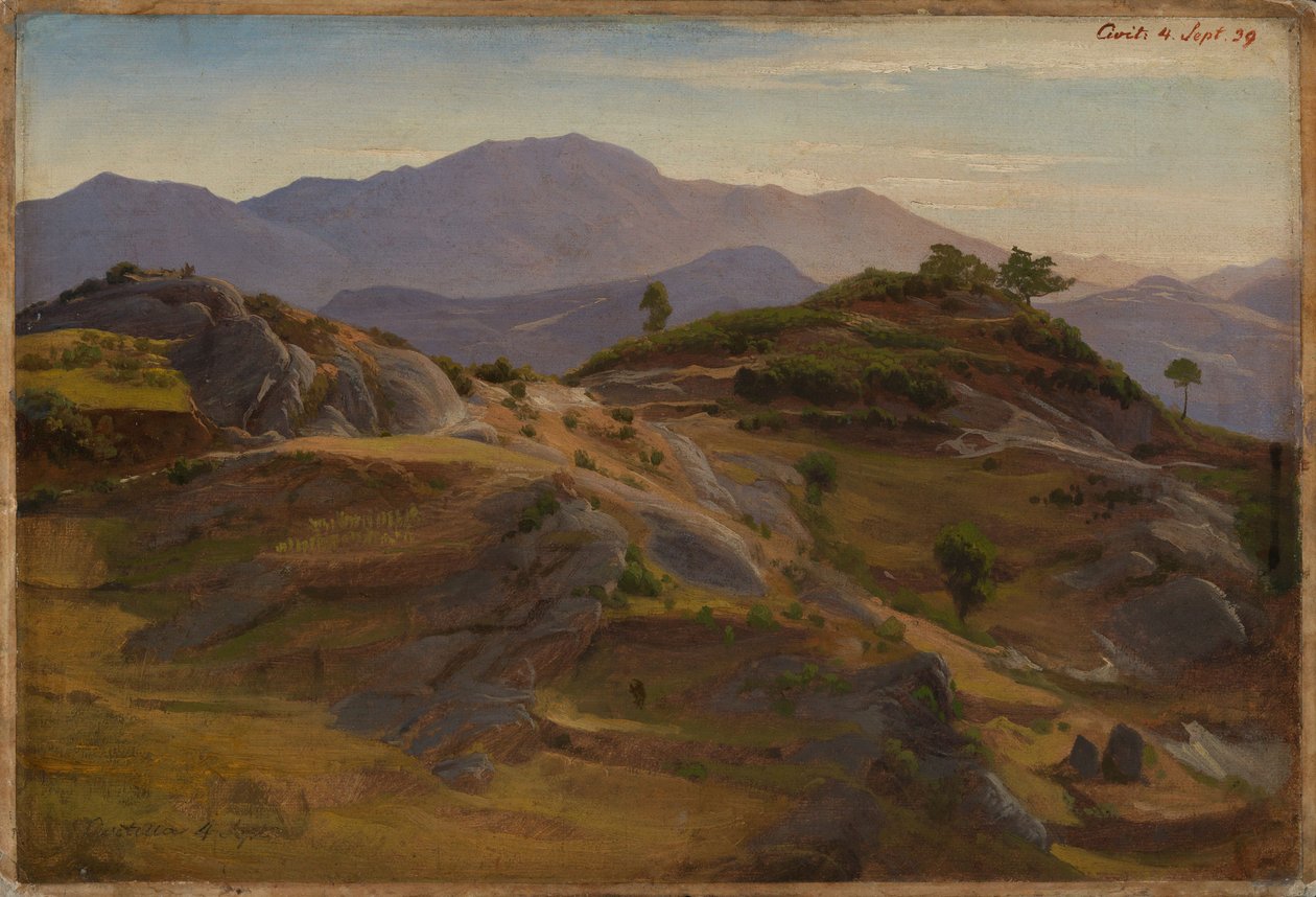 Krajina u Civitelly od Johann Wilhelm Schirmer