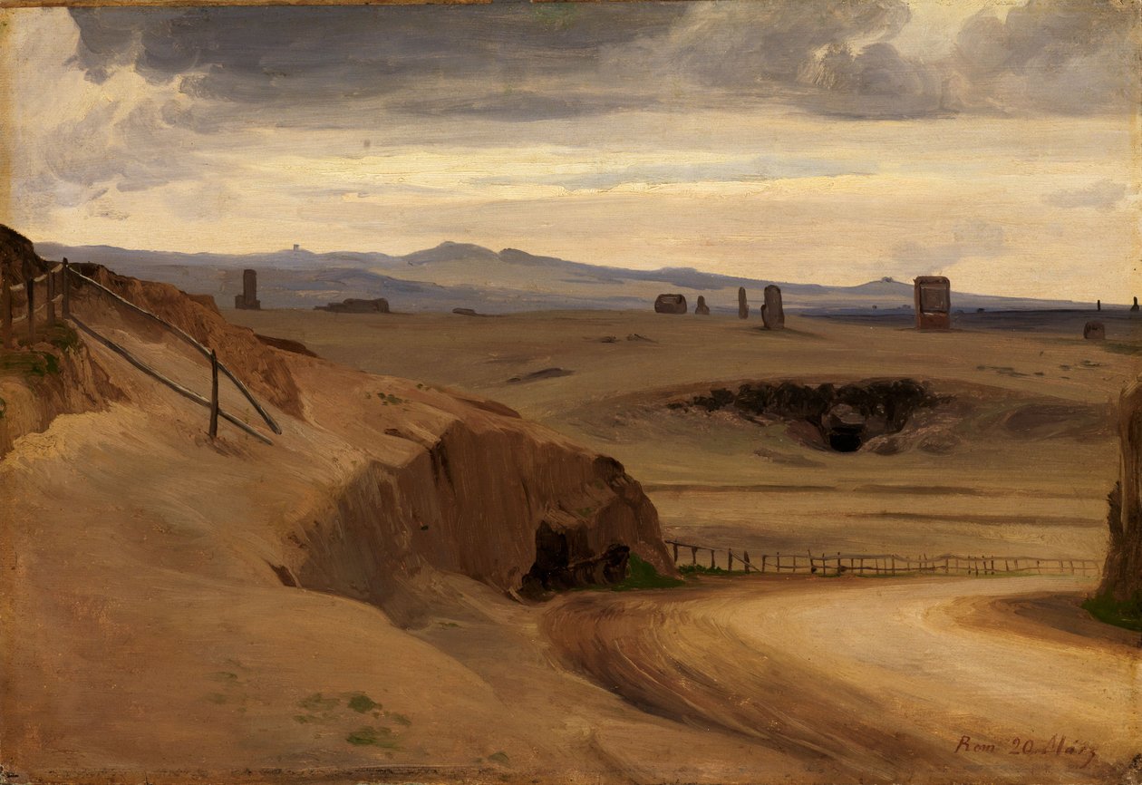 Pohled na římskou Campagnu od Johann Wilhelm Schirmer
