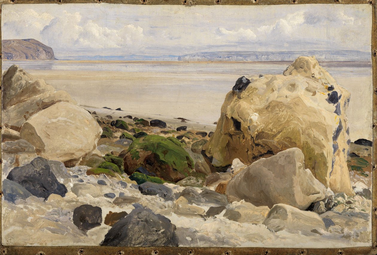 Skalnaté pobřeží od Johann Wilhelm Schirmer