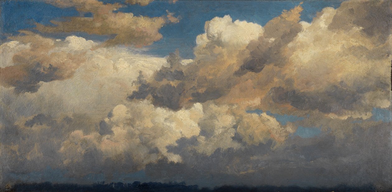 Studie mraků od Johann Wilhelm Schirmer