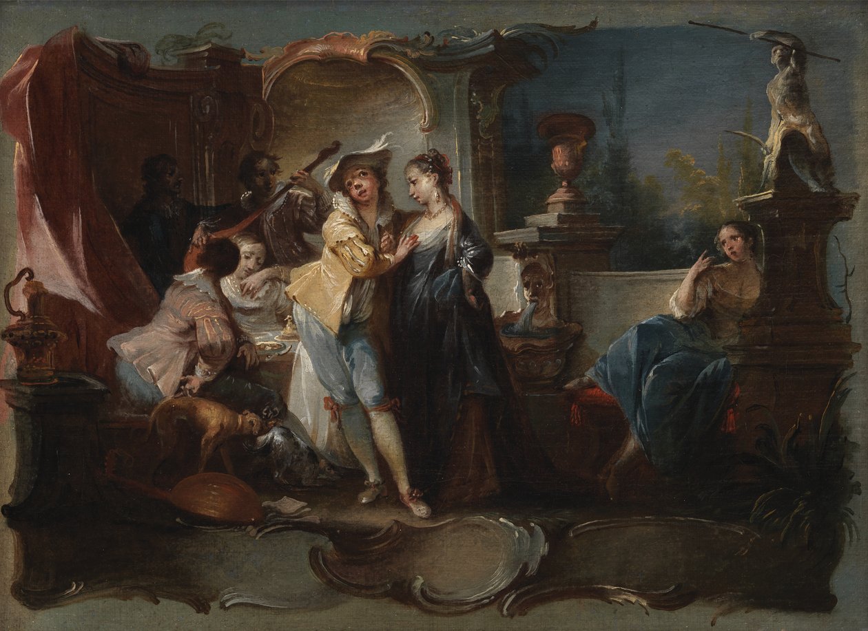 Marnotratný syn žijící s nevěstkami od Johann Wolfgang Baumgartner