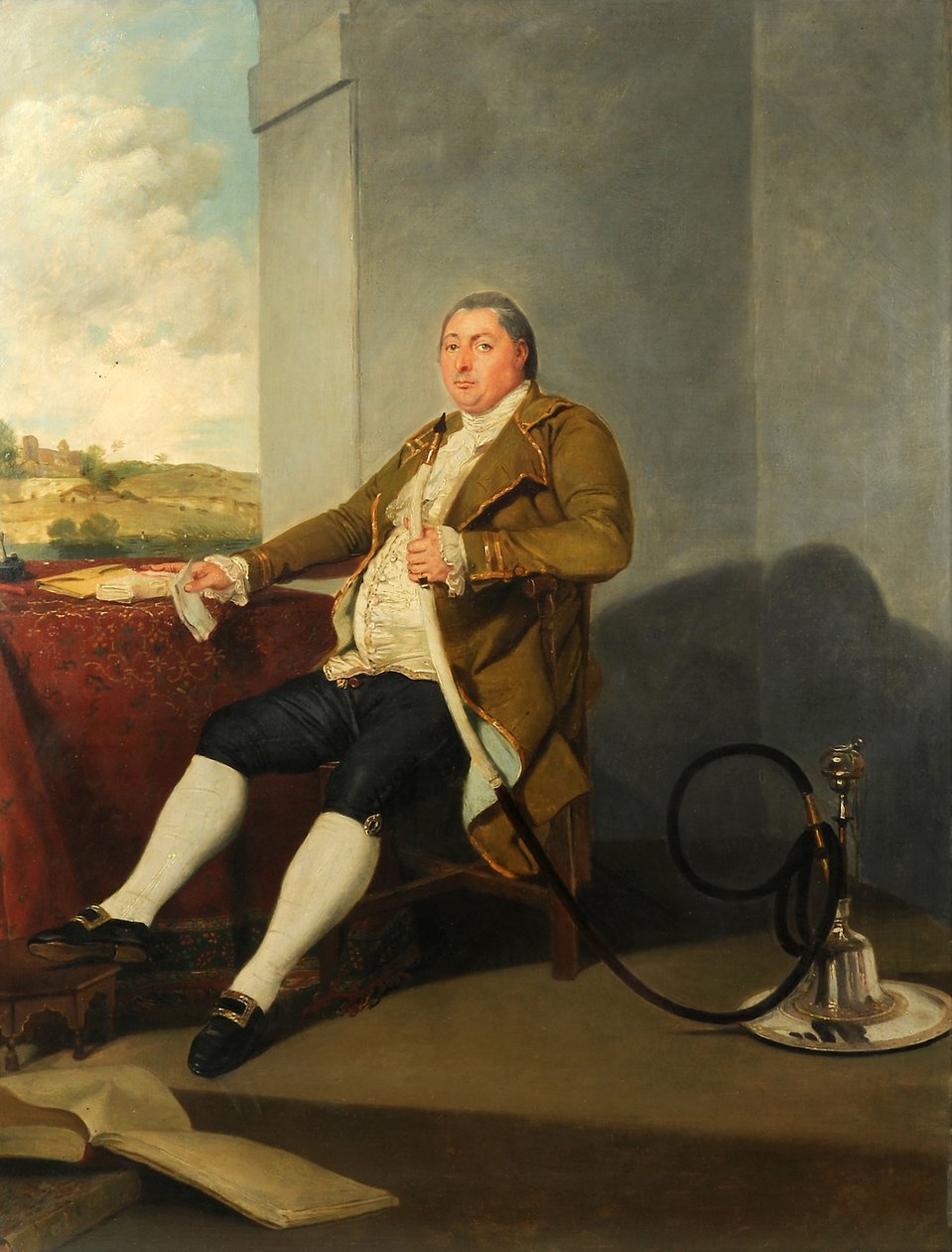 James Graham z Barrock Park a Rickerby, 1786 od Johan Joseph Zoffany