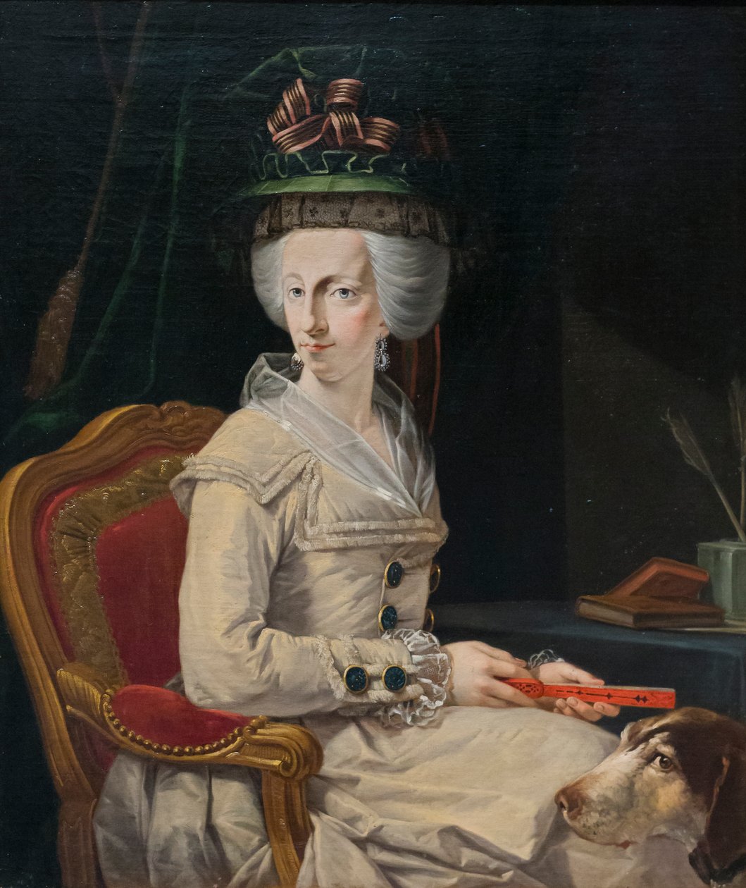 Marie Amálie Rakouská, asi 1778-79 (olej na plátně) od Johann Zoffany
