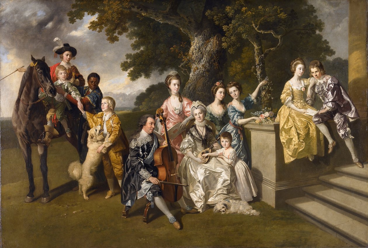 Rodina sira Williama Younga od Johann Zoffany