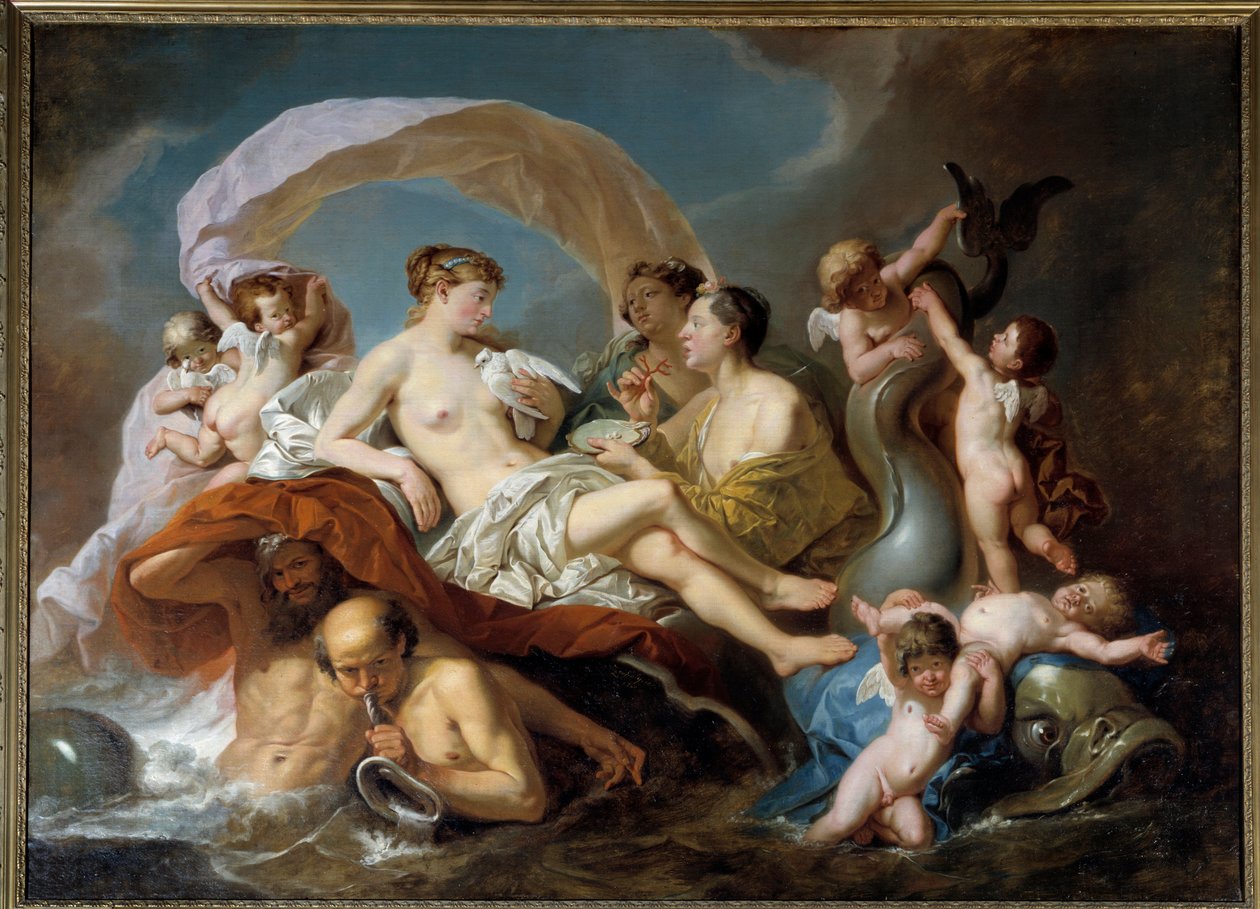 Obraz Triumf Venuše od Johanna Zoffanyho (1733-1810) od Johann Zoffany