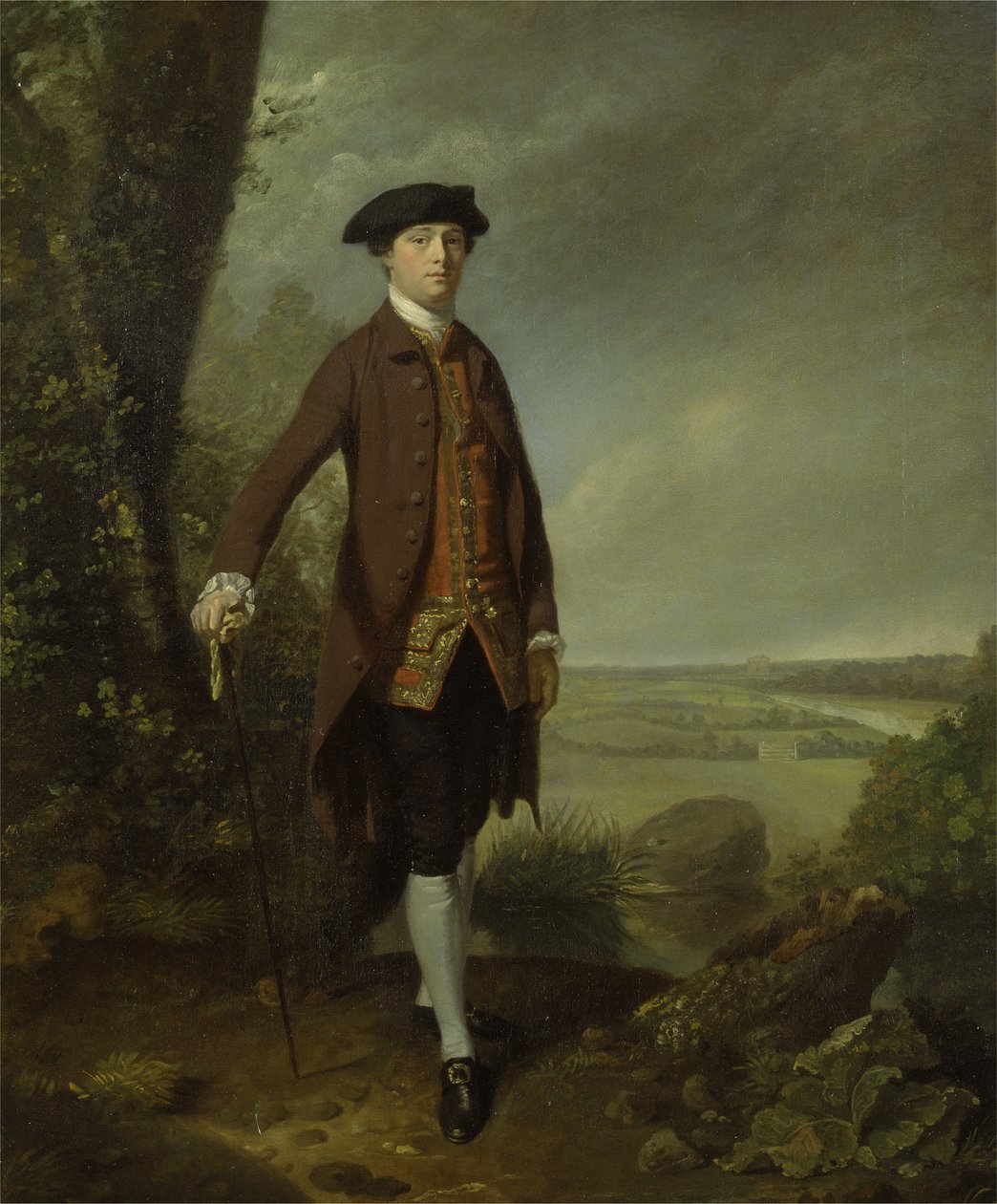 Thomas LeBlanc, kolem 1765-70 od Johan Joseph Zoffany