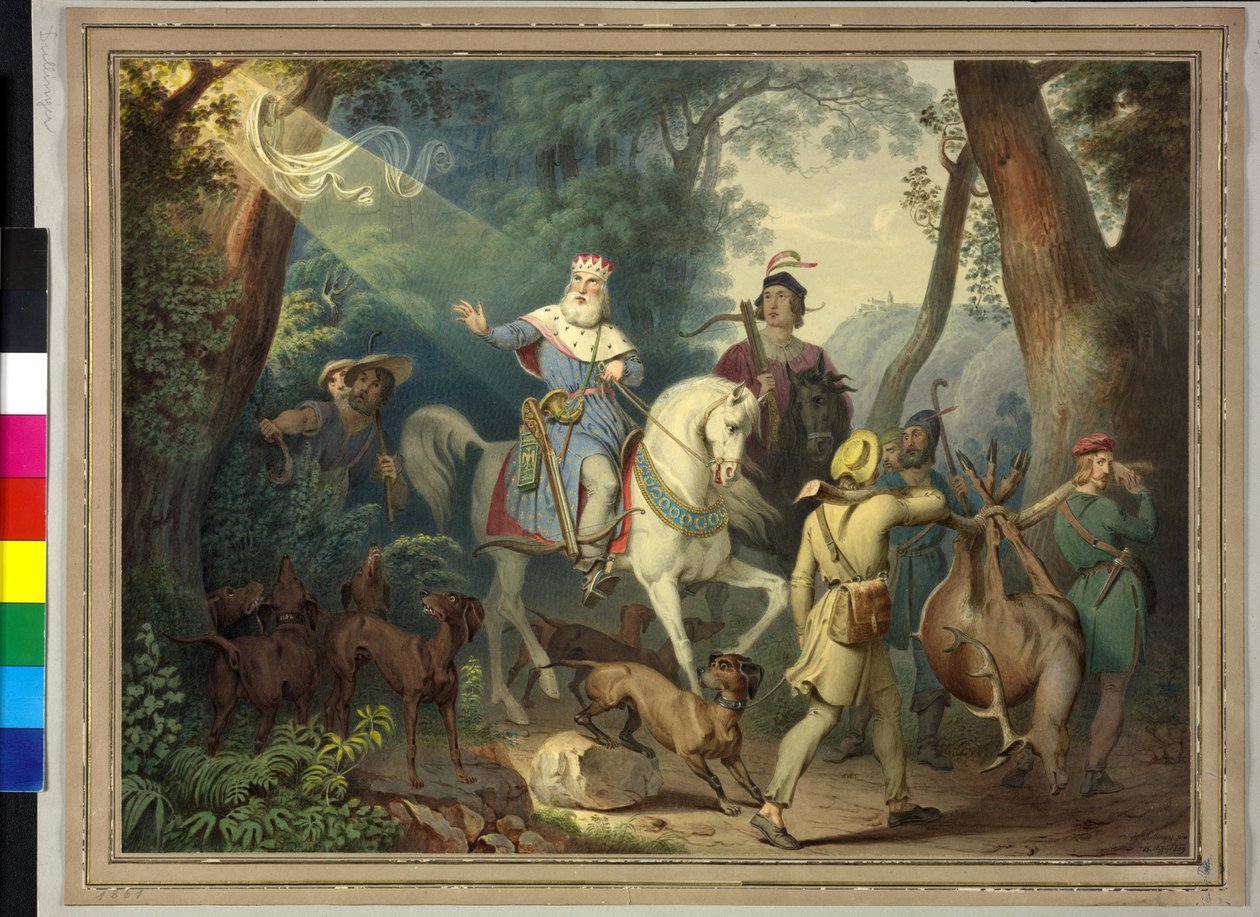 Legenda o závoji od Johann the Yngr. Dallinger von Dalling