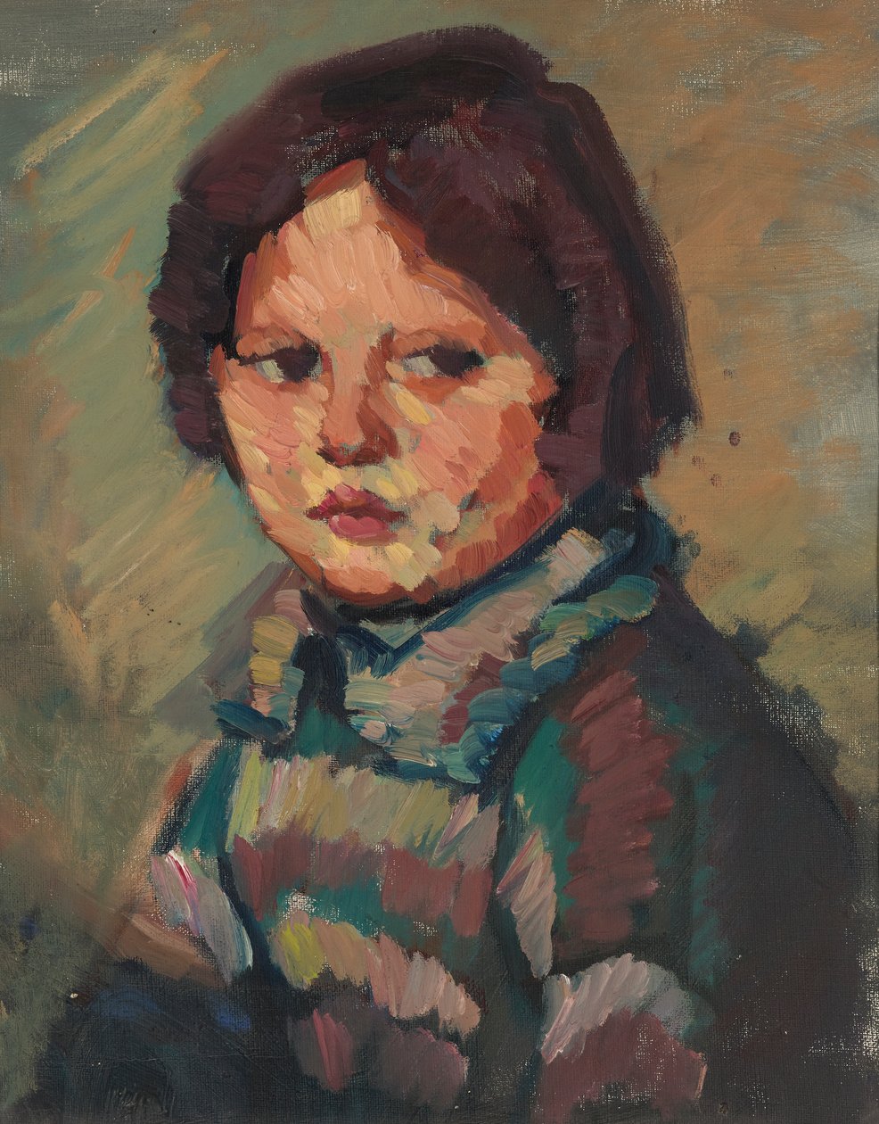 dětský portrét od Johanna Kampmann Freund