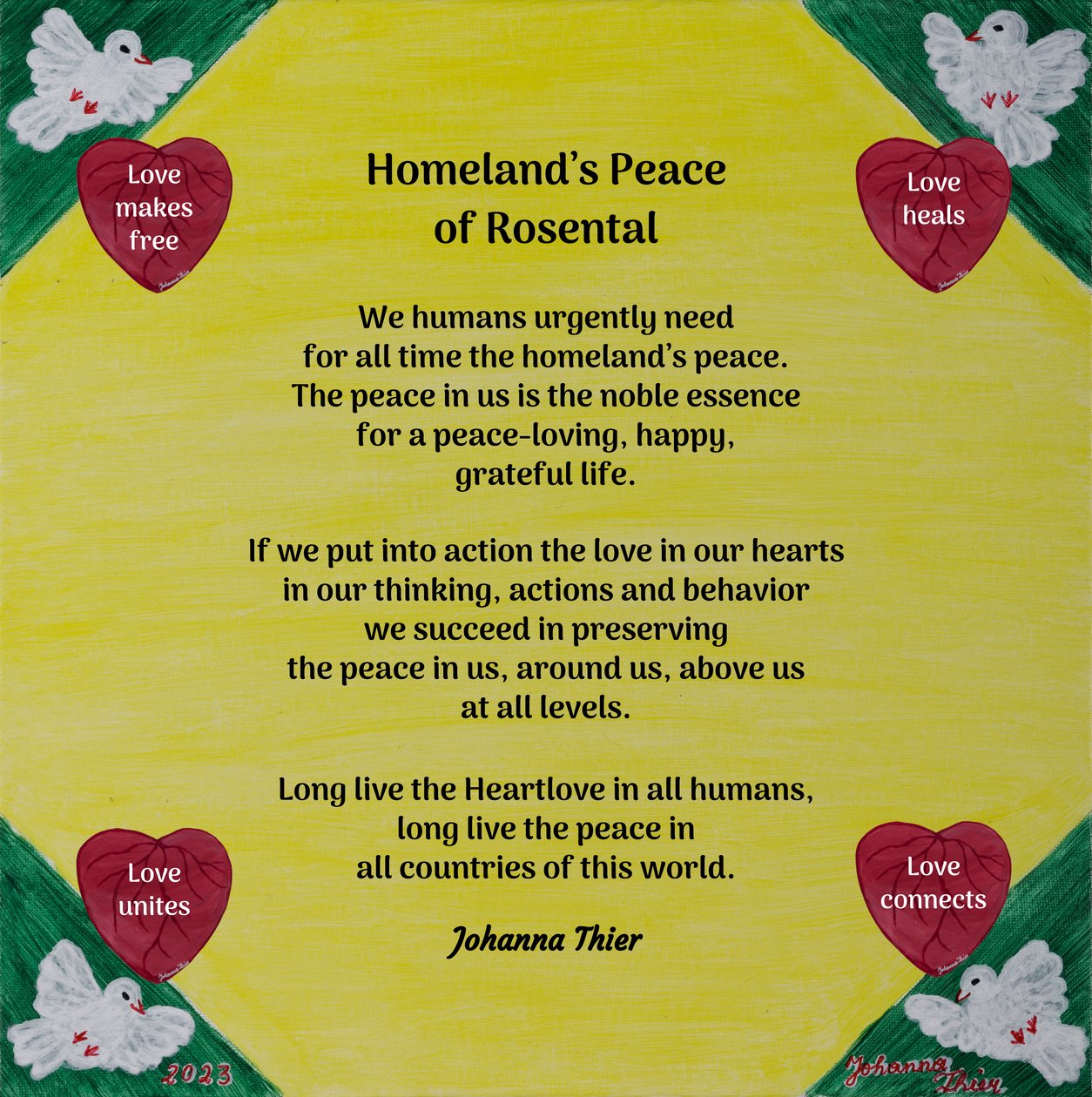 Homeland´s Peace of Rosental od Johanna Thier