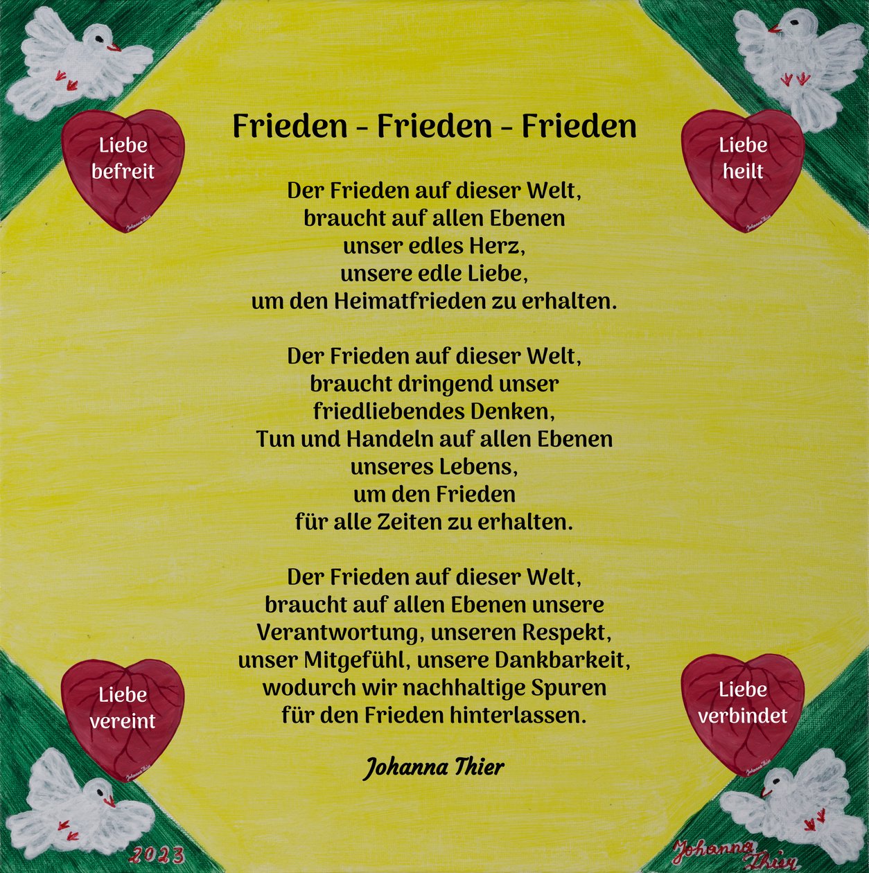 Rosentaler Friedensspur od Johanna Thier