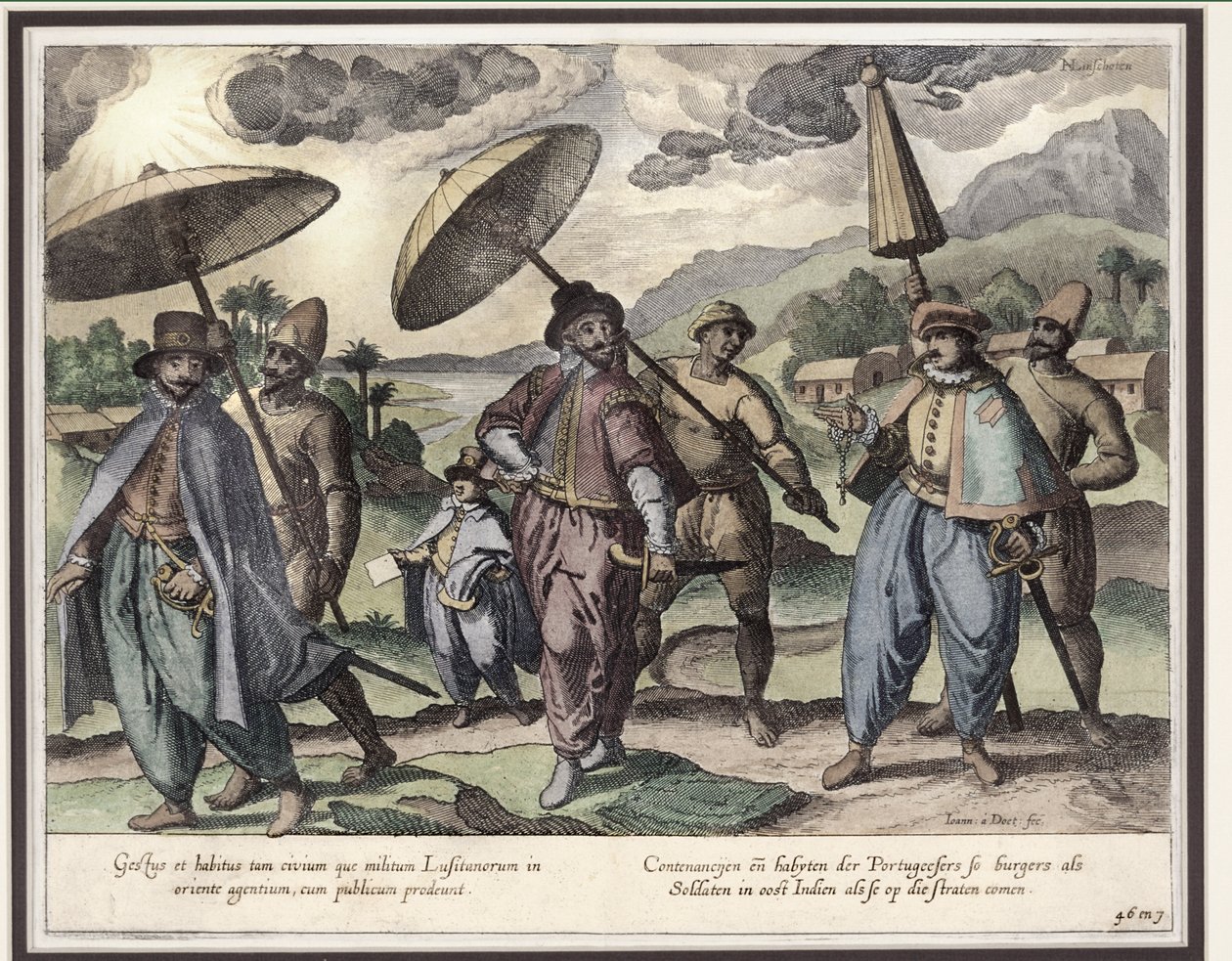 Portugalština v Goa, ilustrace z 