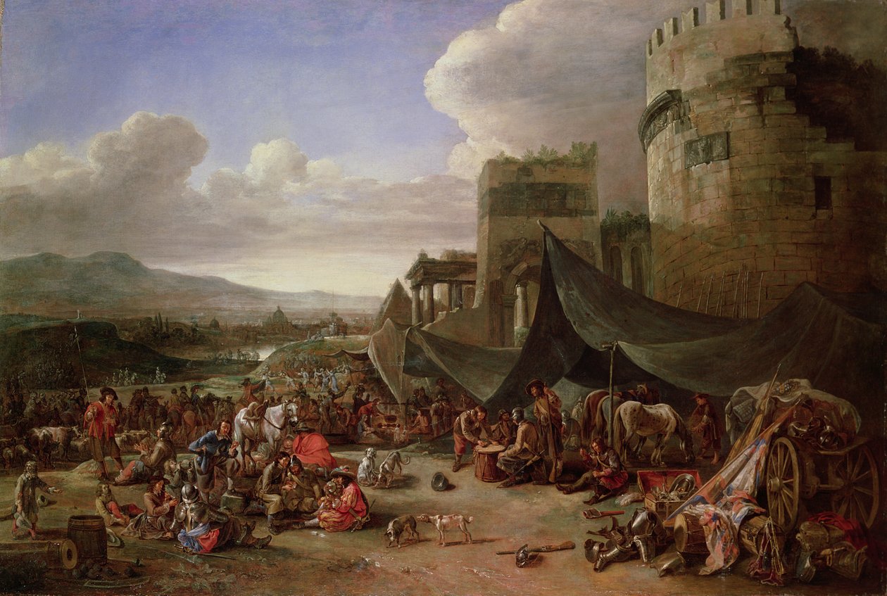 Vyhození Říma v roce 1527 od Johannes Lingelbach