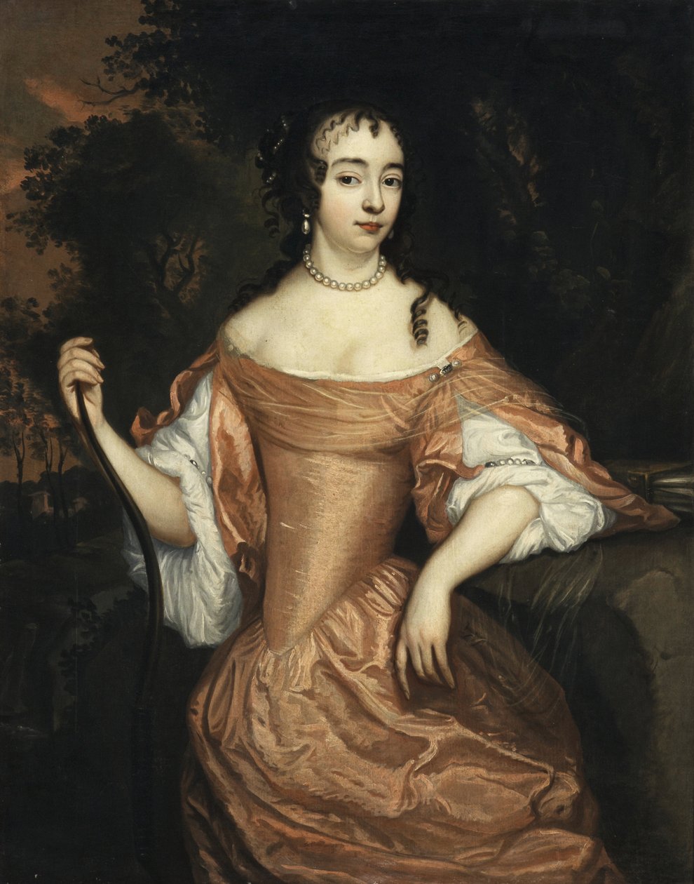 Portrét Marie z Nassau (1642-1688) od Johannes Mytens