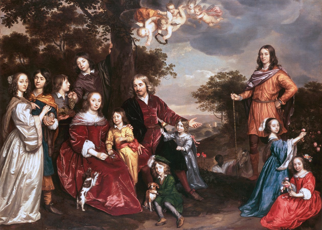 Willem van den Kerckhoven a rodina od Johannes Mytens