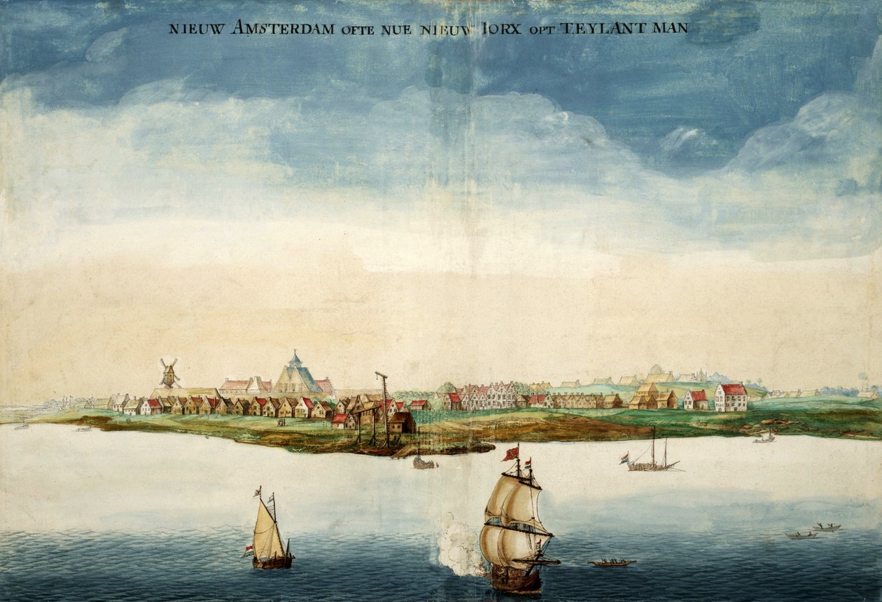 Pohled na nový Amsterdam od Johannes Vingboons