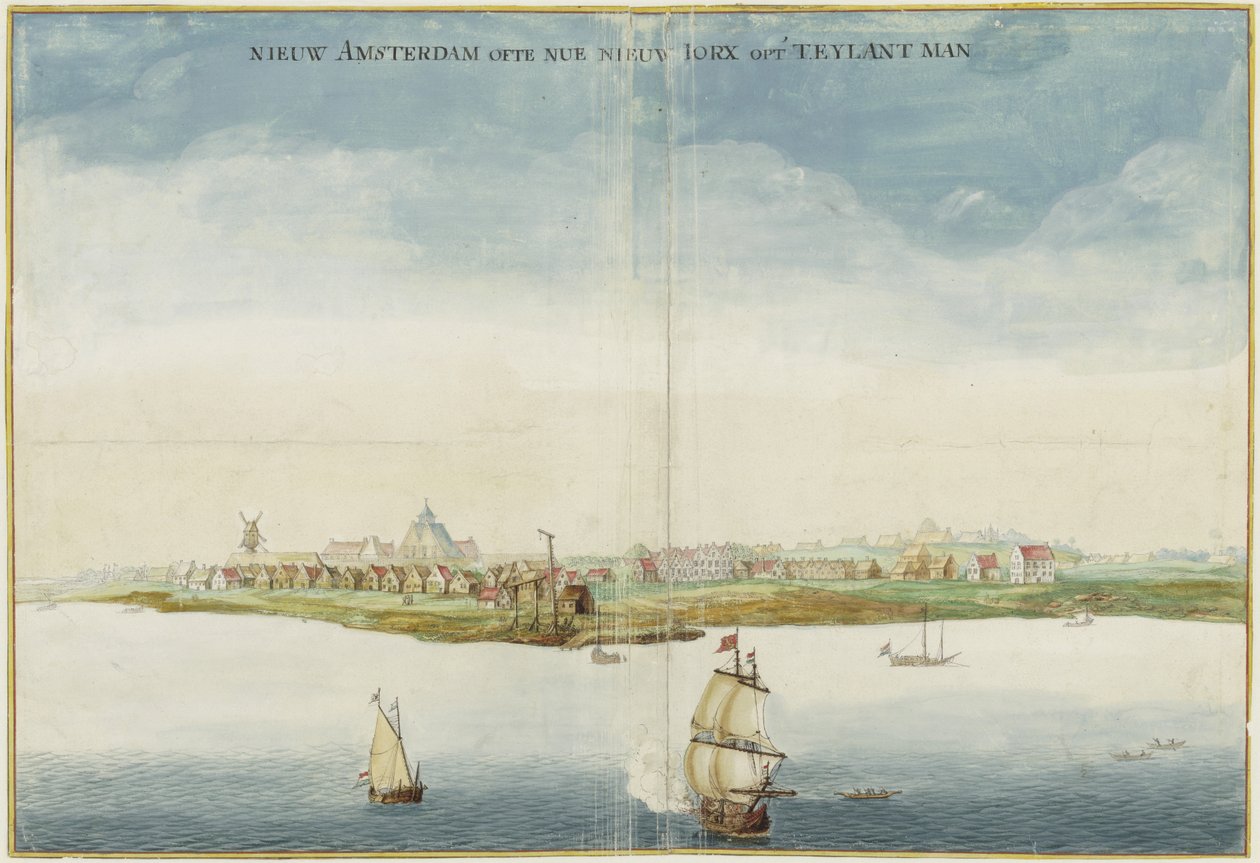 Pohled na nový Amsterdam od Johannes Vingboons