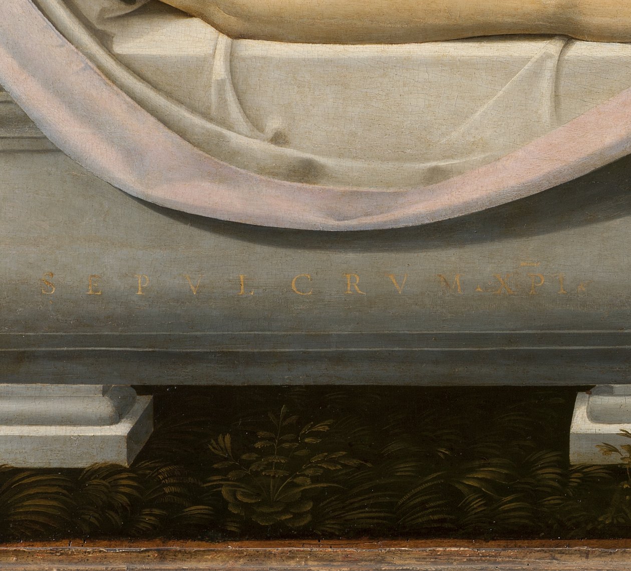 Oplakávání, detail, cca 1490-1510 od Johannes (fl.16th century) Hispanus