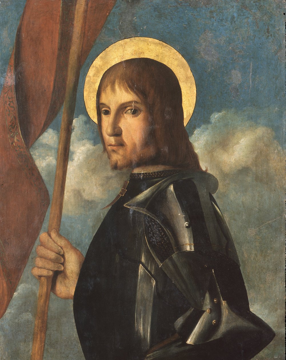 Warrior Saint, c.1506 (olej na panelu) od Johannes (fl.16th century) Hispanus