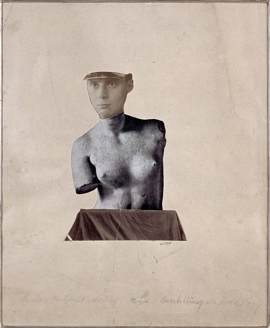 Pastiš s vyobrazením dadaistického umělce Koláž od Johannese Baargelda (1881-1927) 1920 Soukromá sbírka od Johannes Baargeld
