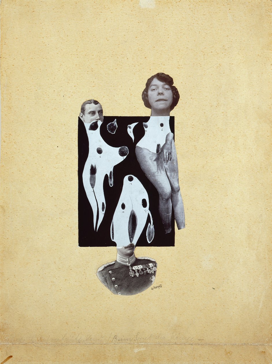 Venuše ve hře králů - Johannes Theodor Baargeld (Zentrodada) (1892-1927). Koláž od Johannes Baargeld