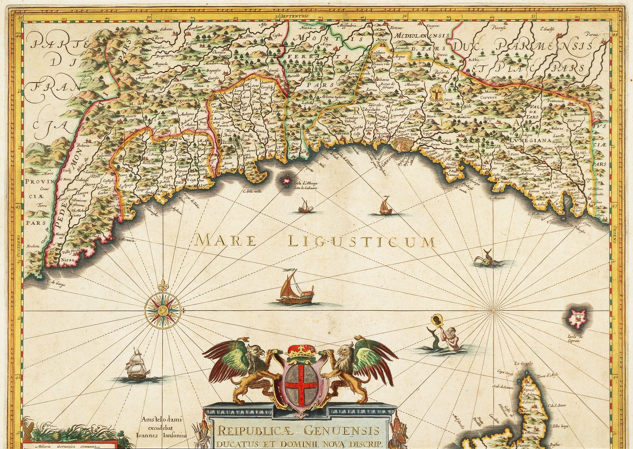 Janovská republika, Mapa Jana Baptisty Vrients, mědirytina od Johannes Baptista Vrints