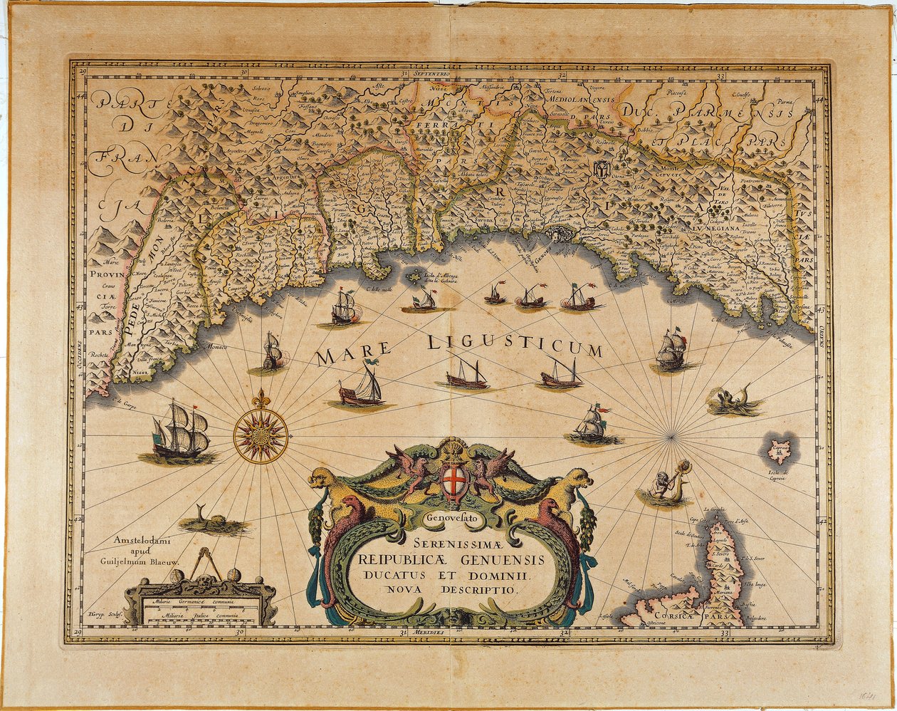 Janovská republika, Mapa Jana Baptisty Vrients, mědirytina od Johannes Baptista Vrints